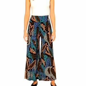 Gracia Wide Leg High Waist Palazzo Pants Women's Sz Small